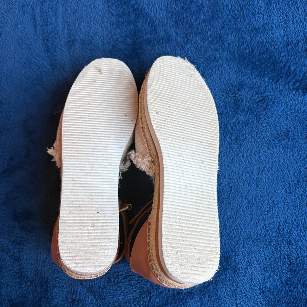 See by Chloé Glyn Leather & Canvas Sandals | US Size 10 / 41 - Picture 7 of 7